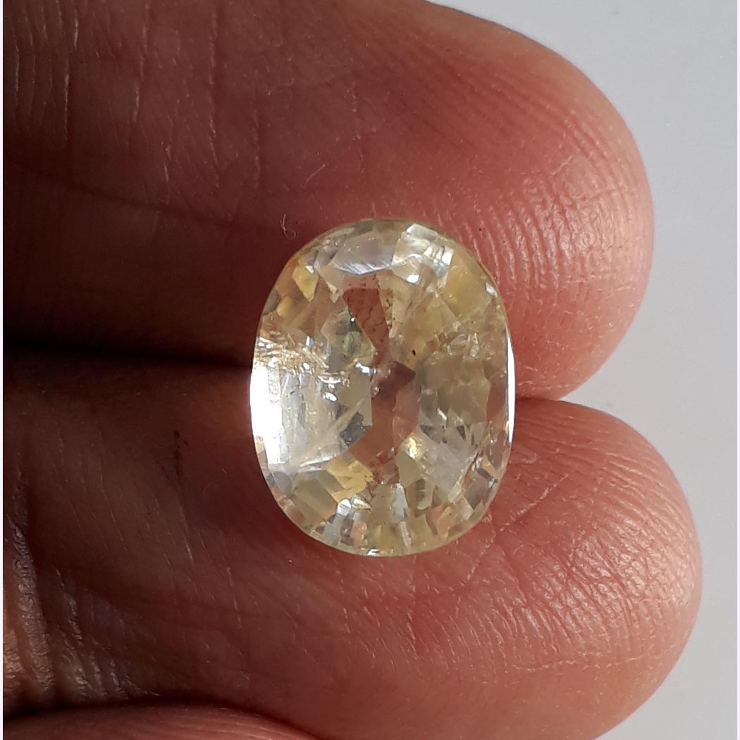 4.16/CT Yellow Sapphire with Govt Lab Certificate-YELSA9V