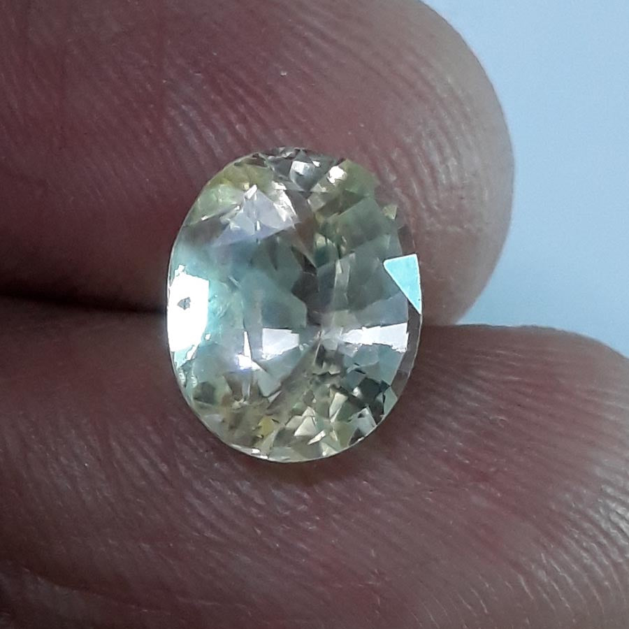 2.90/CT Natural yellow sapphire with Govt Lab Certificate-(YELSA9W)