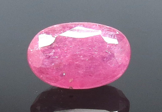 3.78/CT Natural Mozambique Ruby with Govt. Lab Certificate-BLUSA9V