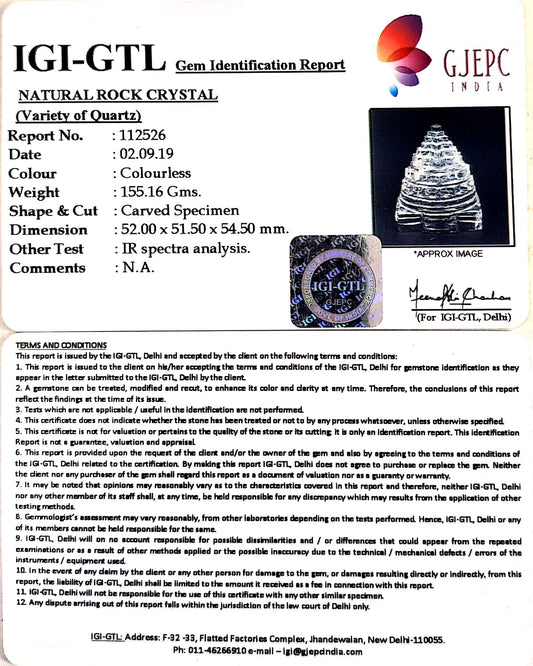 Sphatik Shree Yantra-60