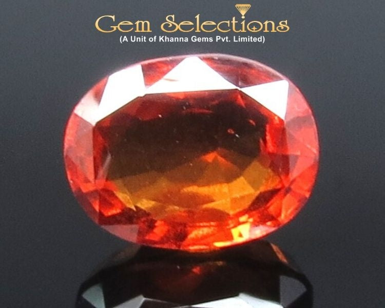 9.00 Ratti Natural Hessonite with Govt. Lab Certificate-(1221)