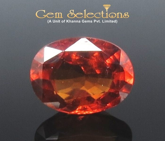 8.22 Ratti Natural Hessonite with Govt. Lab Certificate-(1221)