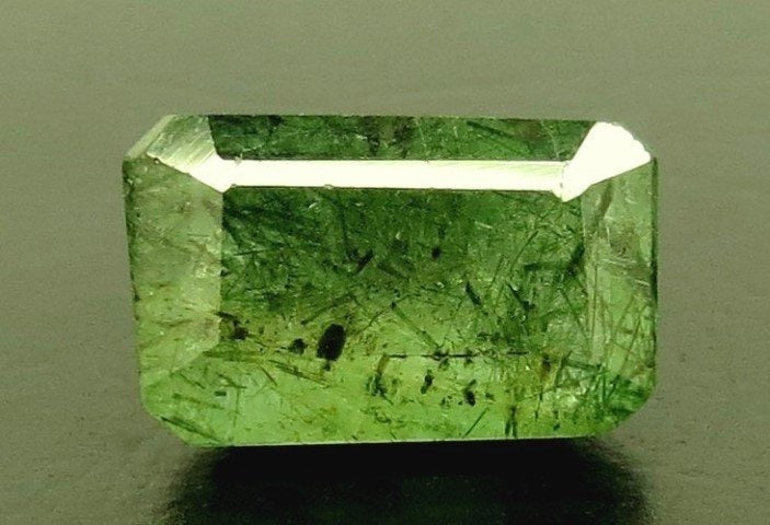 3.82/CT Natural Panna Stone with Govt. Lab Certificate  (1221)