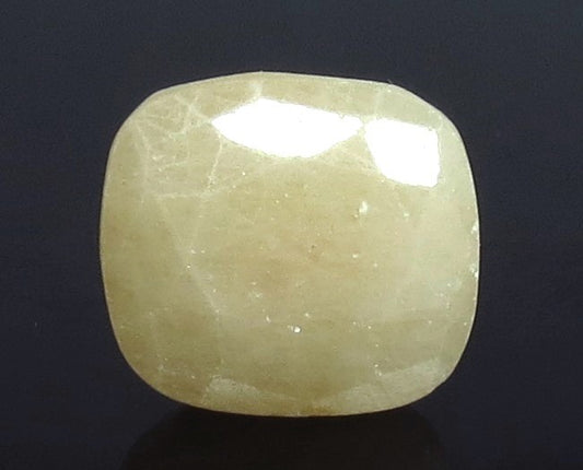 8.43/CT Natural Yellow Sapphire with Govt Lab Certificate-(1221)