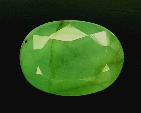 4.84/CT Natural Panna Stone with Govt. Lab Certified-(2331)