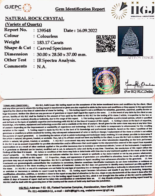 SphatickShree Yantra with Govt. Lab Certificate-60