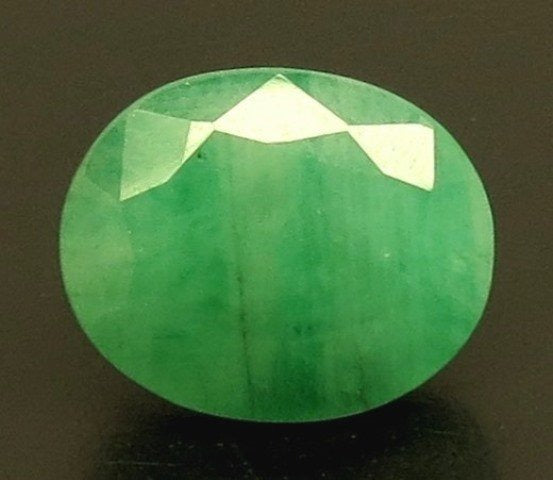 5.86/CT Natural Panna Stone with Govt. Lab Certificate-2331