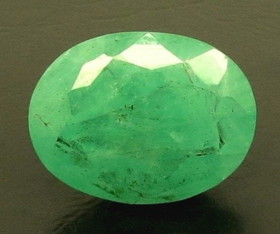 8.45/CT Natural Panna Stone with Govt. Lab Certificate-3441