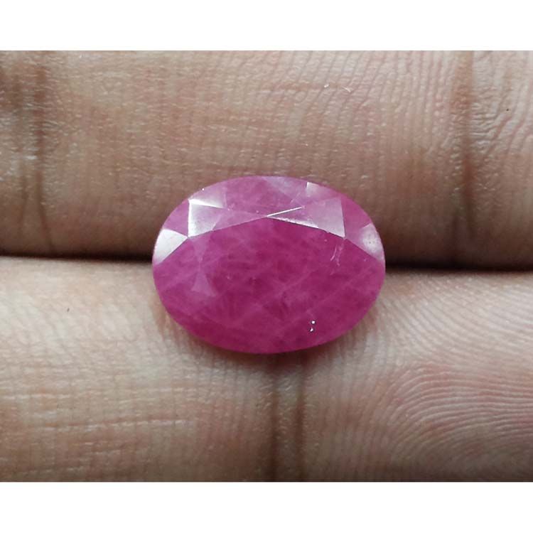 6.47 Ratti Natural Indian Ruby With Govt. Lab Certificate-(1100)