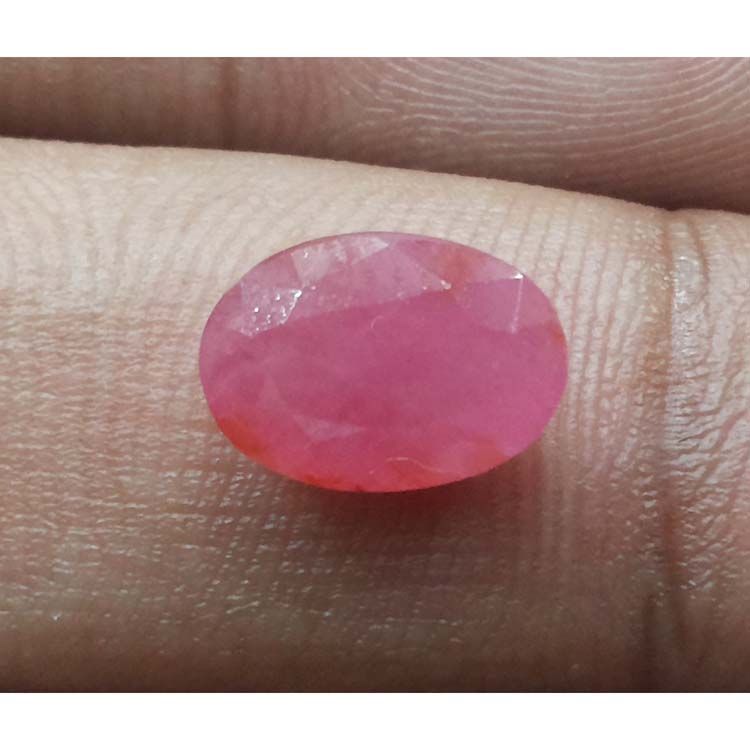 3.87/CT Natural Mozambique Ruby with Govt. Lab Certificate-23310