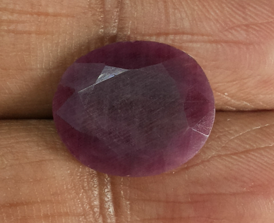 8.08 Ratti Natural Indian Ruby with Govt. Lab Certificate-(1221)