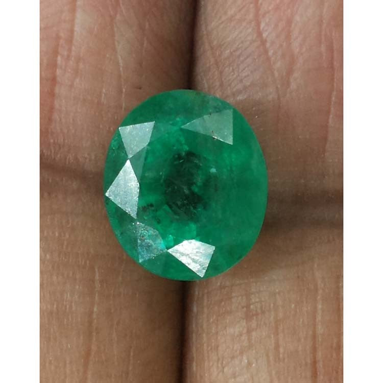 3.84/CT Natural Emerald Stone with Govt. Lab Certified (34410)