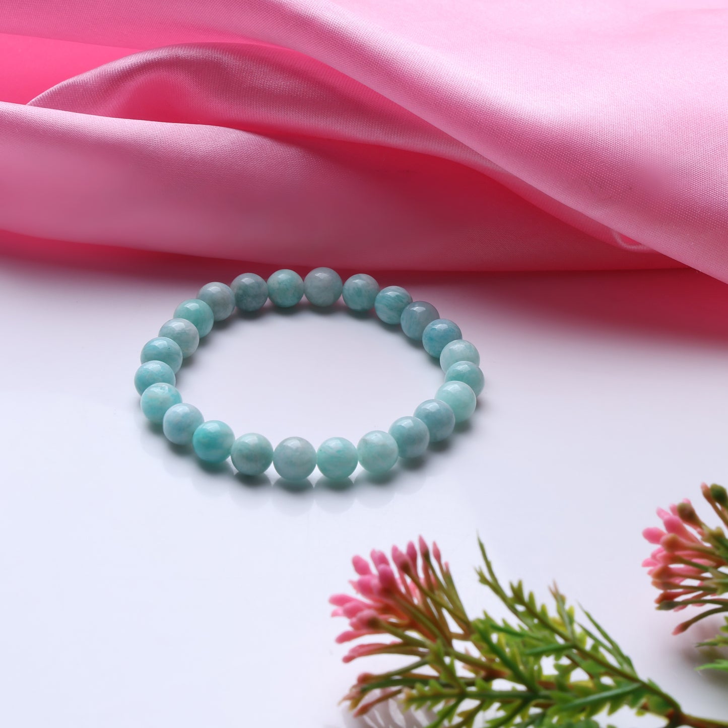 AMAZONITE BRACELET (SMALL BEADS) (2400)