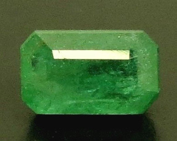 3.61/CT Natural Panna Stone with Govt. Lab Certificate-16650