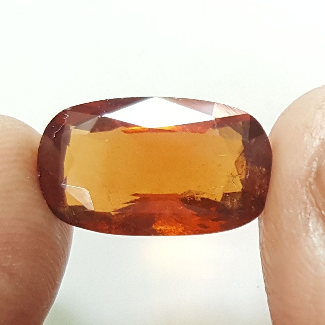 7.26 Ratti Natural Hessonite with Govt. Lab Certificate-(1221)