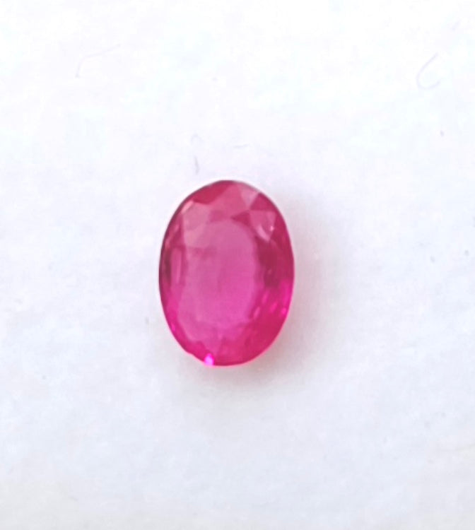 0.730/CT Natural Mozambique Ruby with Govt. Lab Certificate-120000