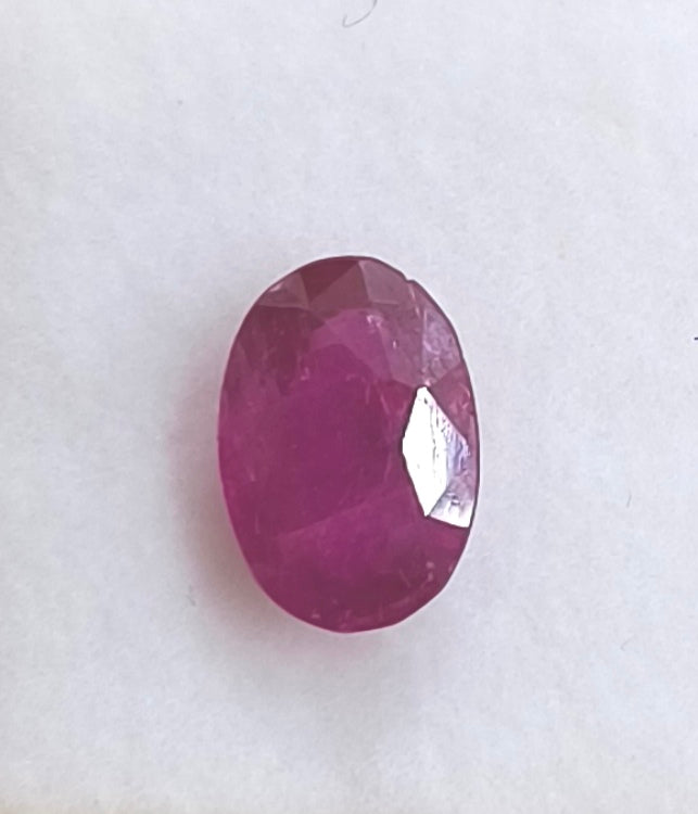 2.46/CT Natural African Ruby with Govt. Lab Certificate-89910