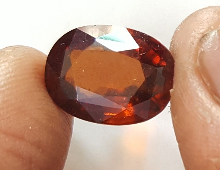 9.29 Ratti Natural Hessonite with Govt. Lab Certificate-(1221)