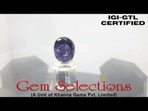 4.97 Ratti Natural Iolite With Govt. Lab Certificate-(1221)