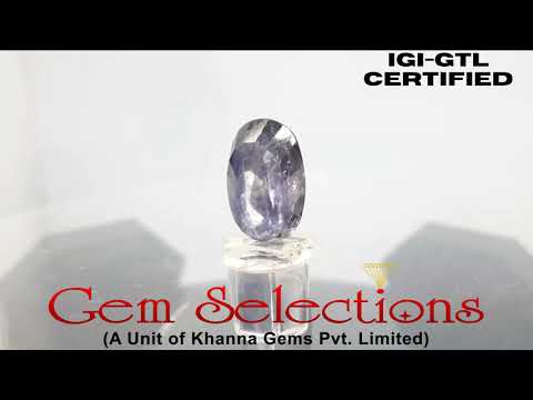 7.03 Ratti  Natural Iolite with Govt. Lab Certificate-(1100)