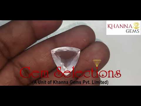 12.65/CT Natural Triangular Rose Quartz (850)