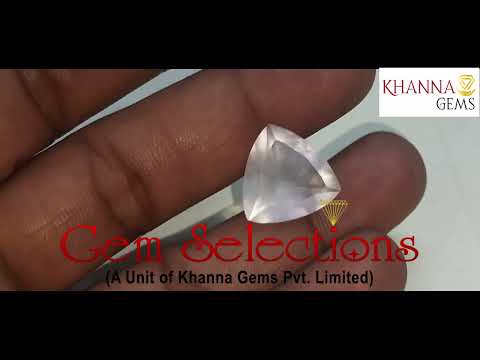 10.90/CT Natural Triangular Rose Quartz (850)