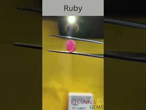 3.06/CT Natural Mozambique Ruby with Govt. Lab Certificate-34410