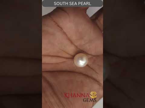 10.92/CT Natural South Sea Pearl with Govt. Lab Certificate (1550)