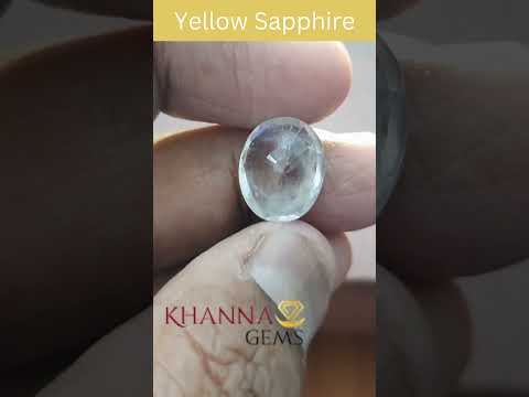 8.54/CT Natural Yellow Sapphire with Govt Lab Certificate-45510