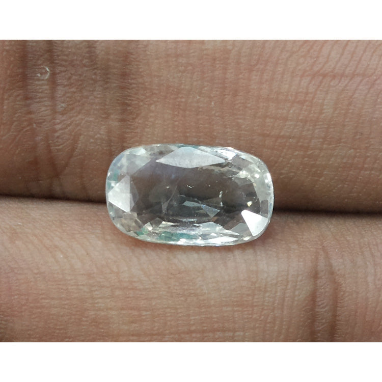 4.08/CT Natural yellow sapphire with Govt Lab Certificate-(YELSA9W)