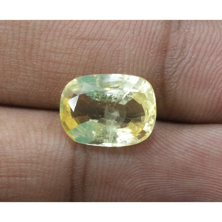 5.72/CT Natural Yellow Sapphire with Govt Lab Certificate-78810