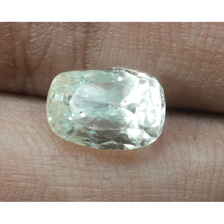 5.24/CT Natural yellow sapphire with Govt Lab Certificate-YELSA9V