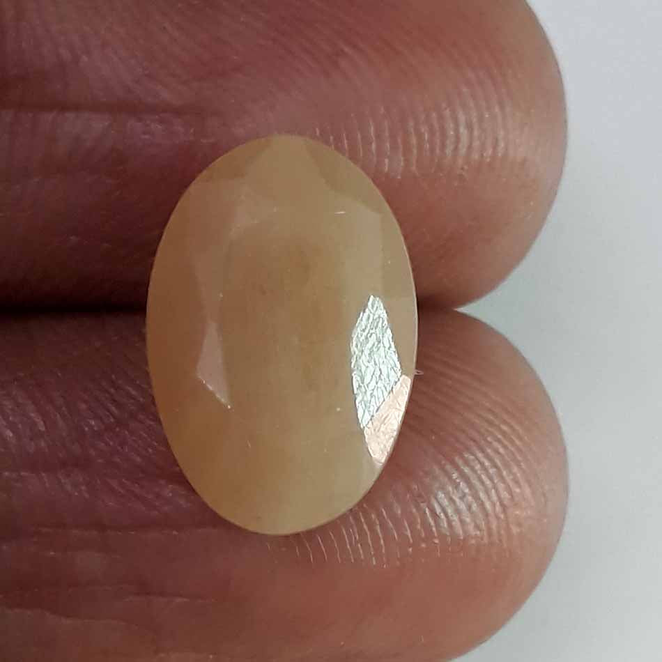 7.11 Ratti  Natural yellow sapphire with Govt Lab Certificate-(1100)