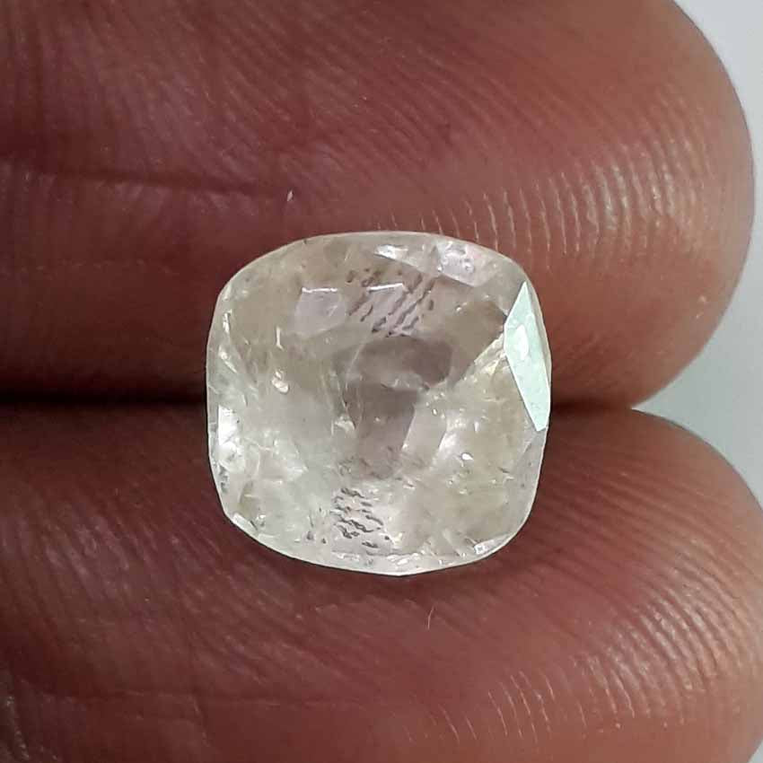 4.38 Ratti  Natural yellow sapphire with Govt Lab Certificate-(6771)