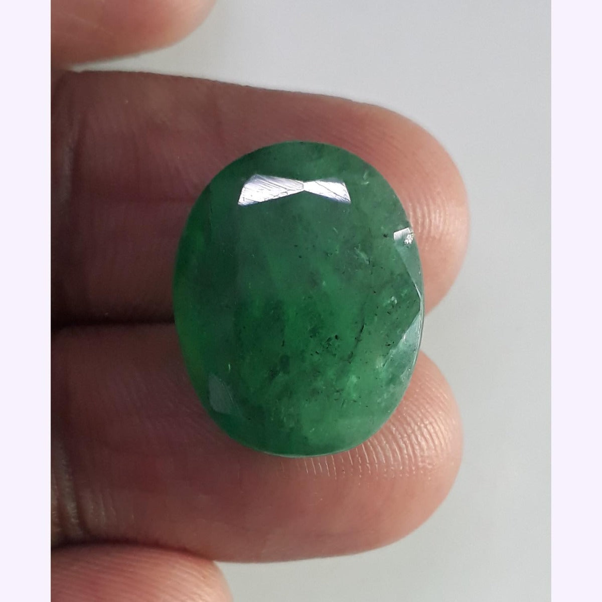 13.87/CT Natural Emerald Stone With Govt. Lab Certified (12210)