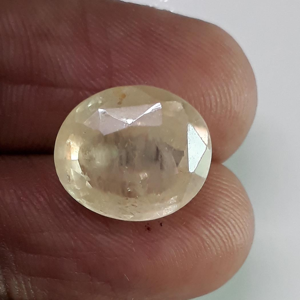 10.06 Ratti  Natural yellow sapphire with Govt Lab Certificate-(8991)