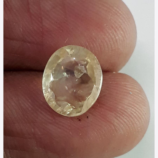 3.23 Ratti  Natural yellow sapphire with Govt Lab Certificate-(YELSA9T)