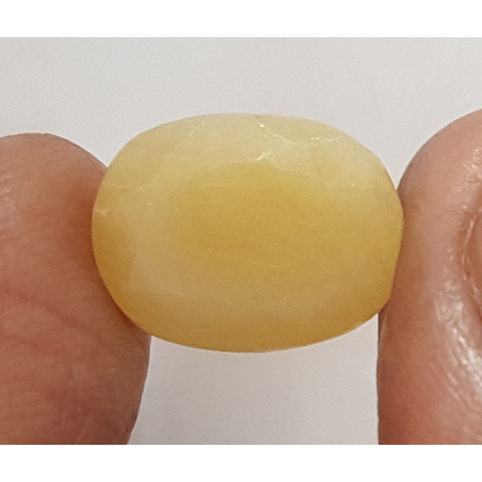 10.63 Ratti Natural Yellow Sapphire with Govt Lab Certificate-(1221)