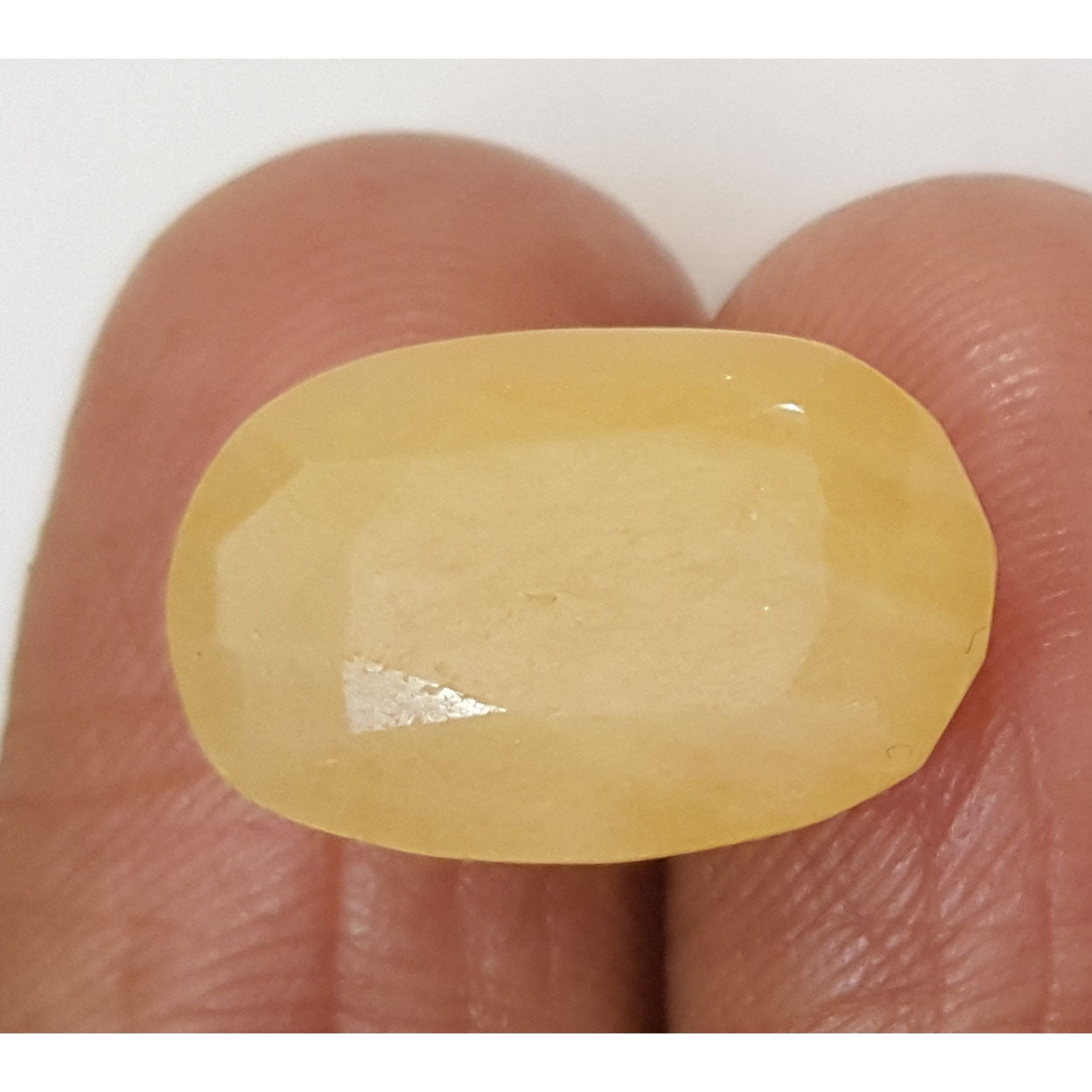 15.16 Ratti Natural Yellow Sapphire with Govt Lab Certificate-(1221)