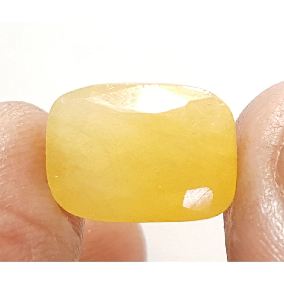 10.77 Ratti Natural Yellow Sapphire with Govt Lab Certificate-(1221)