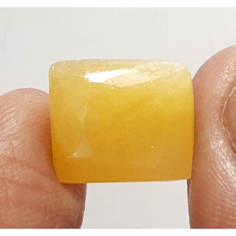 13.09 Ratti Natural Yellow Sapphire with Govt Lab Certificate-(1221)