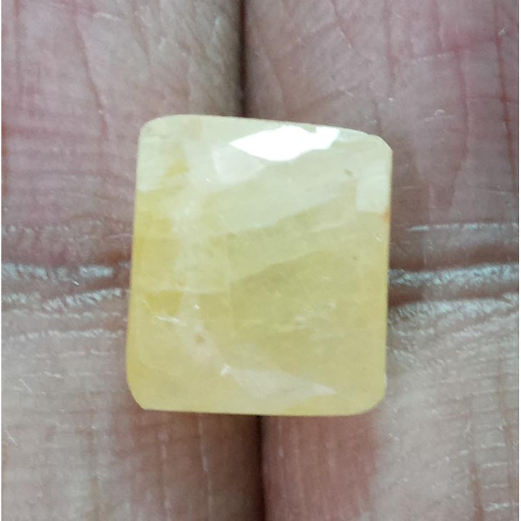 7.044 Natural yellow sapphire with Govt Lab Certified-(2100)