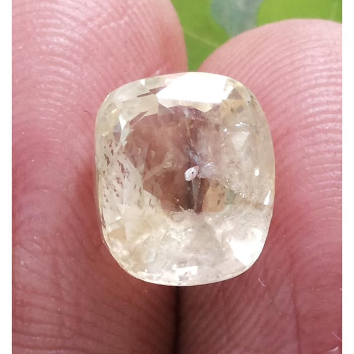 6.48/CT Yellow sapphire with Govt Lab Certificate-YELSA9U