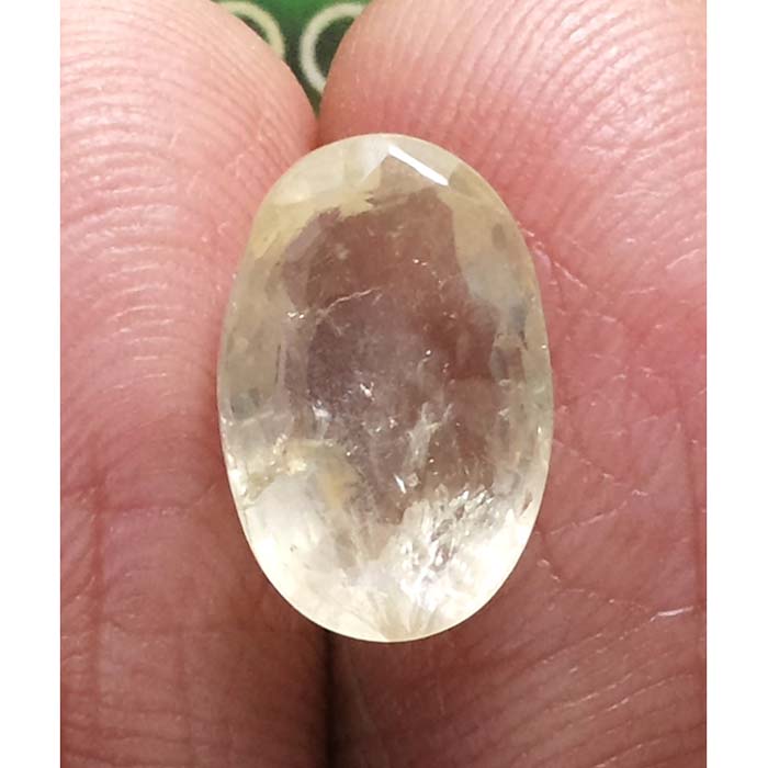 4.91/CT Natural yellow sapphire with Govt Lab Certificate-YELSA9V