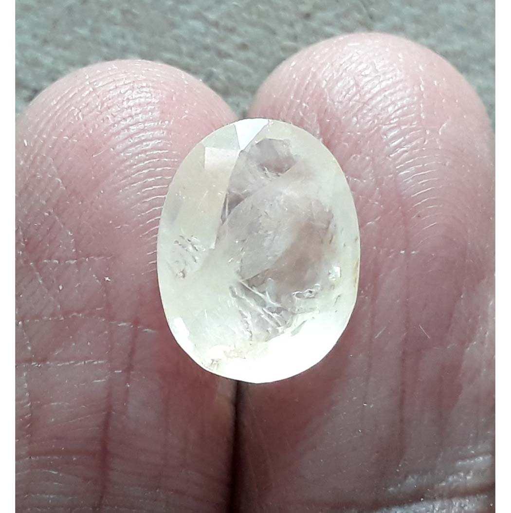 7.42 Ratti  Natural yellow sapphire with Govt Lab Certificate-(6771)