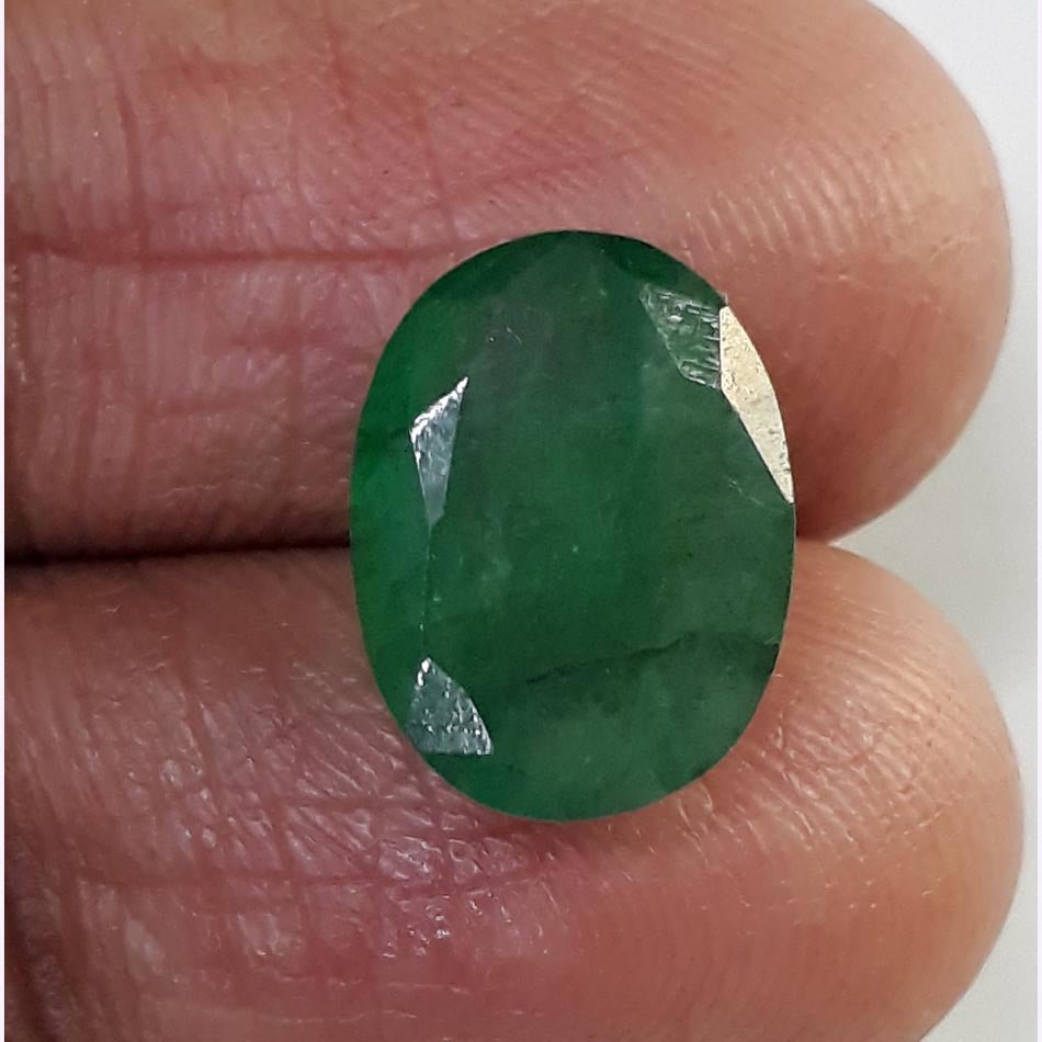 4.74/CT Natural Emerald with Govt Lab Certificate  (12210)