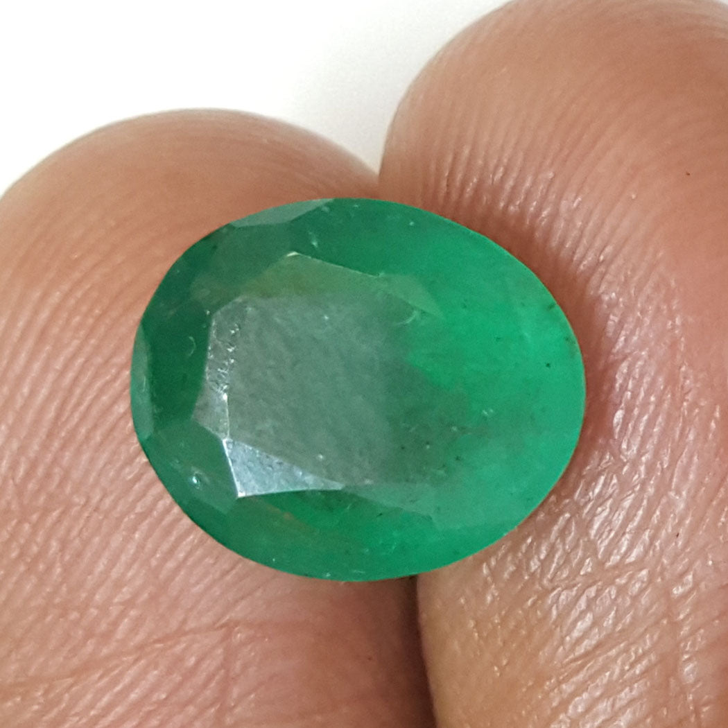 3.78/CT Natural Emerald Stone with Govt. Lab Certified (34410)