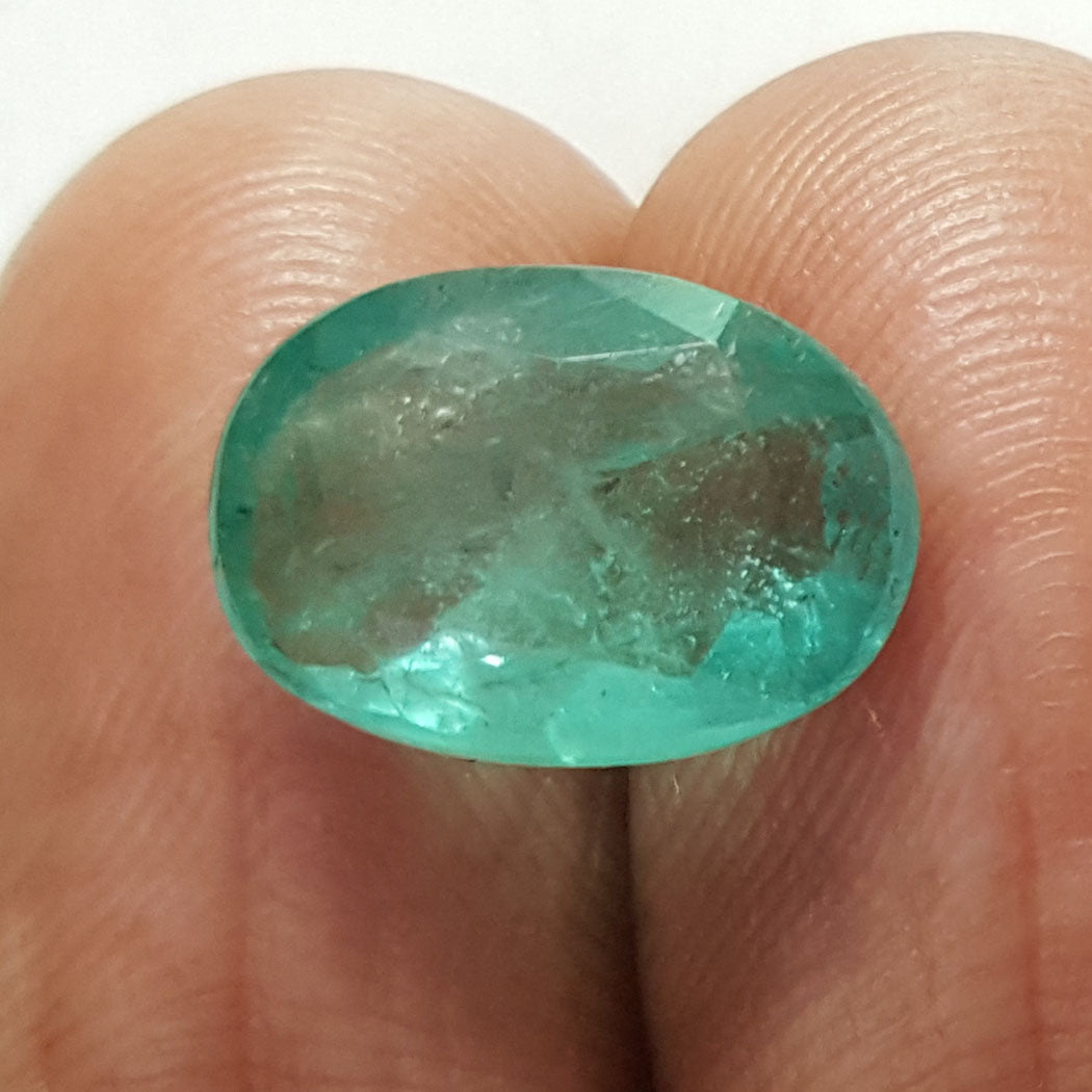 3.96/CT Natural Emerald Stone With Govt. Lab Certified (12210)