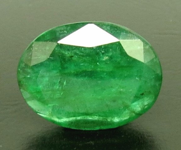 4.84/CT Natural Panna Stone with Govt. Lab Certificate  (23310)