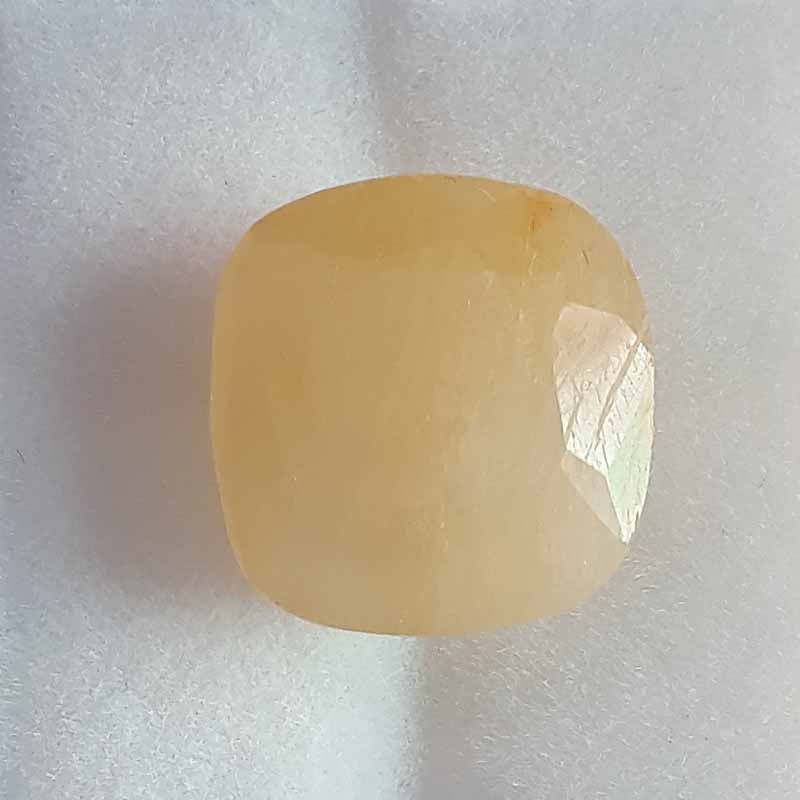 10.17 Ratt. Natural yellow sapphire with Govt Lab Certified-(1221)